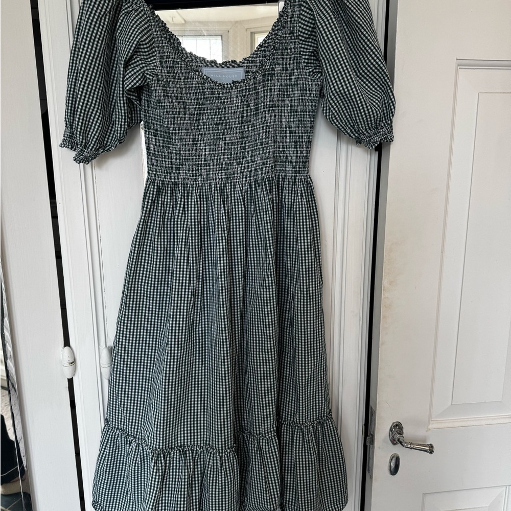 Hill House Home - The Louisa Nap Dress | Emerald Gingham Size M